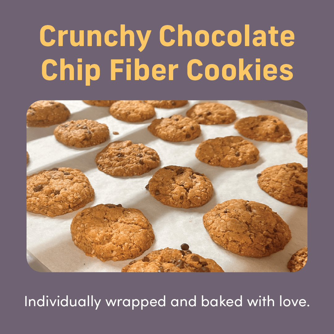 Crispy and Crunchy Chocolate Chip Fiber Cookies